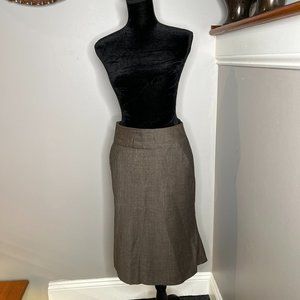 Banana Republic Skirt Brown Houndstooth